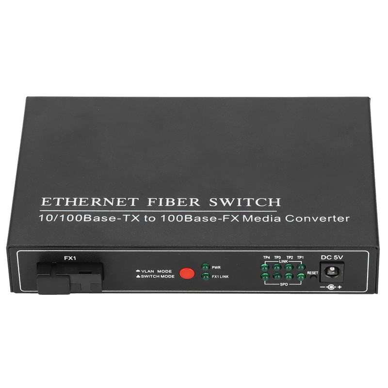4 Ports Ethernet Fiber Switch TBCMC3414ES20A Plug Play Stable Sturdy