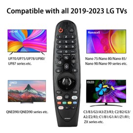 HESUNSE Replacement Remote for LG Magic Remote, for LG Smart TV Remote Control, with Voice and Pointer Function, Compatible with All 2019-2023 LG OLED QNED UHD 4K 8K Smart TVs