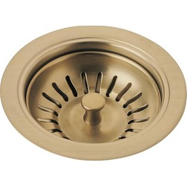 Delta Faucet 72010-CZ Flange and Strainer, Kitchen Sink, Champagne Bronze