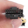 Radio Wiring Harness, ABS ISO Adapter 16 Pin Socket for