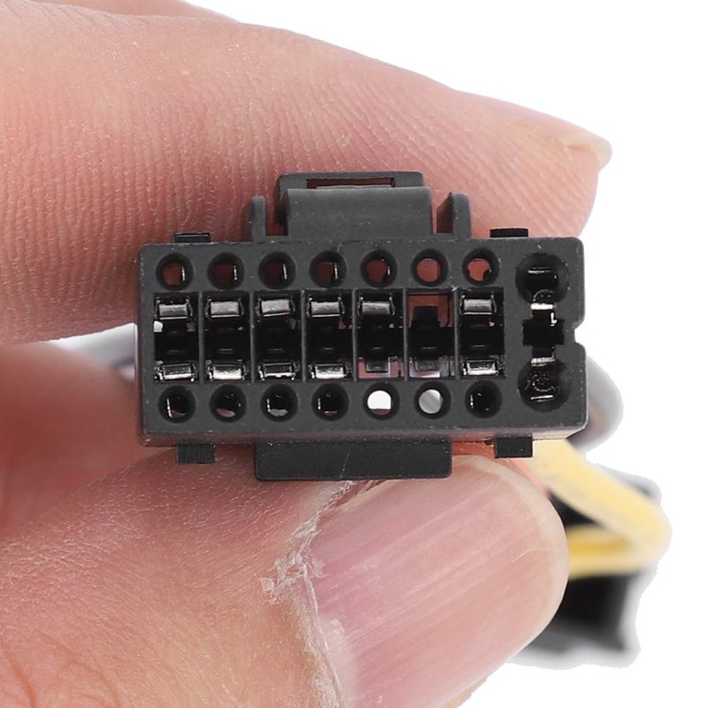 Radio Wiring Harness, ABS ISO Adapter 16 Pin Socket for