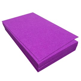 Stiff Felt Sheets, 32 Pcs Felt Fabric, 7"×11.3" Color Felt for Crafts, Craft Felt Square for for Sewing Embroidery Handwork and Festivals Party (Purple)
