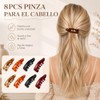 8PCS Pasadores Mujer,Mini Pinzas para el Cabello con Forma de