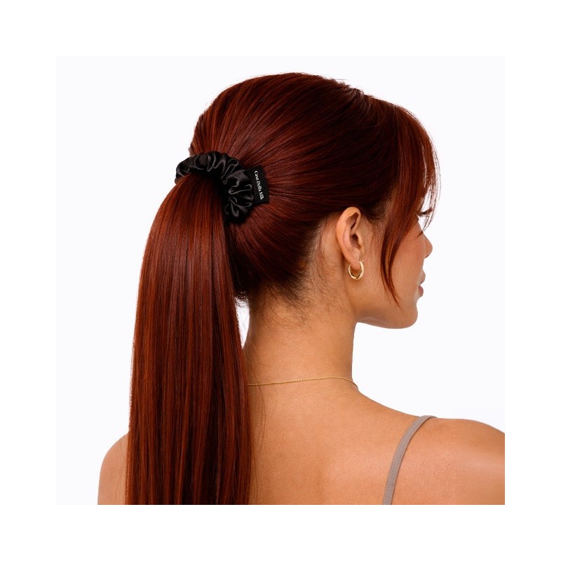 Casa Della Silk Petite Mulberry Silk Scrunchies x6 – Small