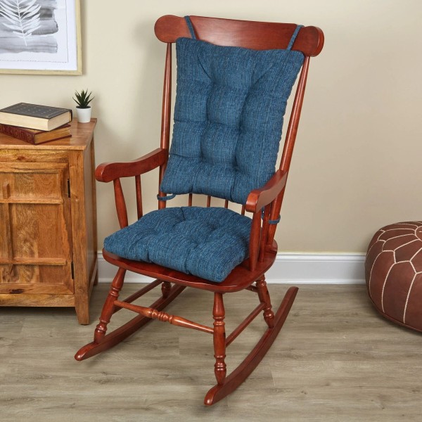 Unbranded 2 Piece Non-Slip Rocking Chair Cushion Set Thick Padding