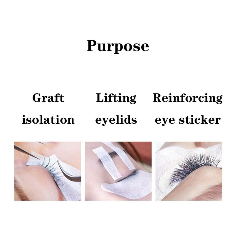 4 Rolls of Eyelash Tape Eyelash Extension Tape Eyelash Insulation