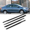 LUJUNTEC 4PCS Automotive Weatherstrip Window Seal Replacement for 2007-2016 For