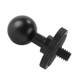 Enwye 17mm Ball Head Converter 1/4 Screw Head/Thread for Car Monitor Camera Bracket 360° Panoramic Photography Ballhead.