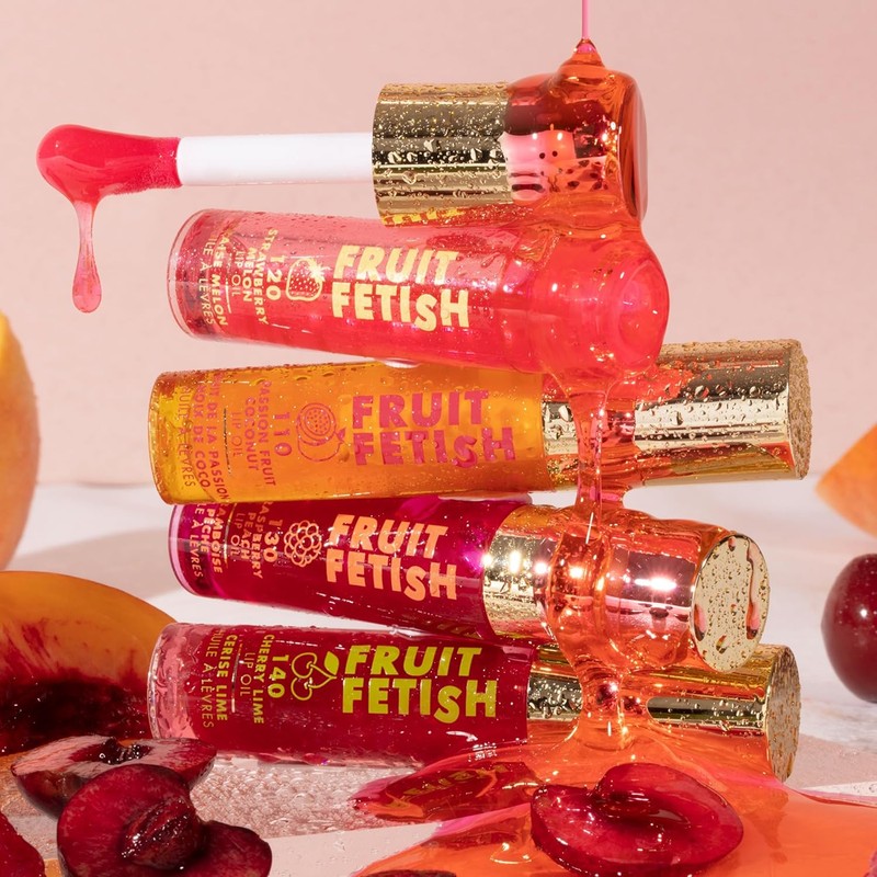 Kit de labios con aceites para labios fetichistas de frutas: