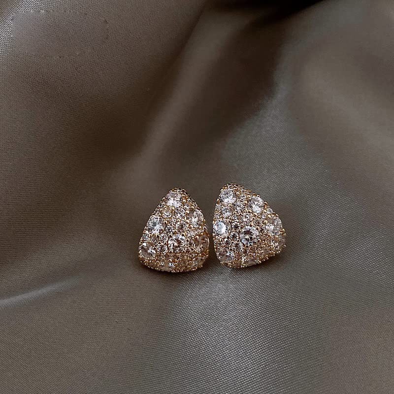 VICAKER Earrings, Diamond Sparkle, Fashion, Simple Earrings, Popular, Hypoallergenic Metal,