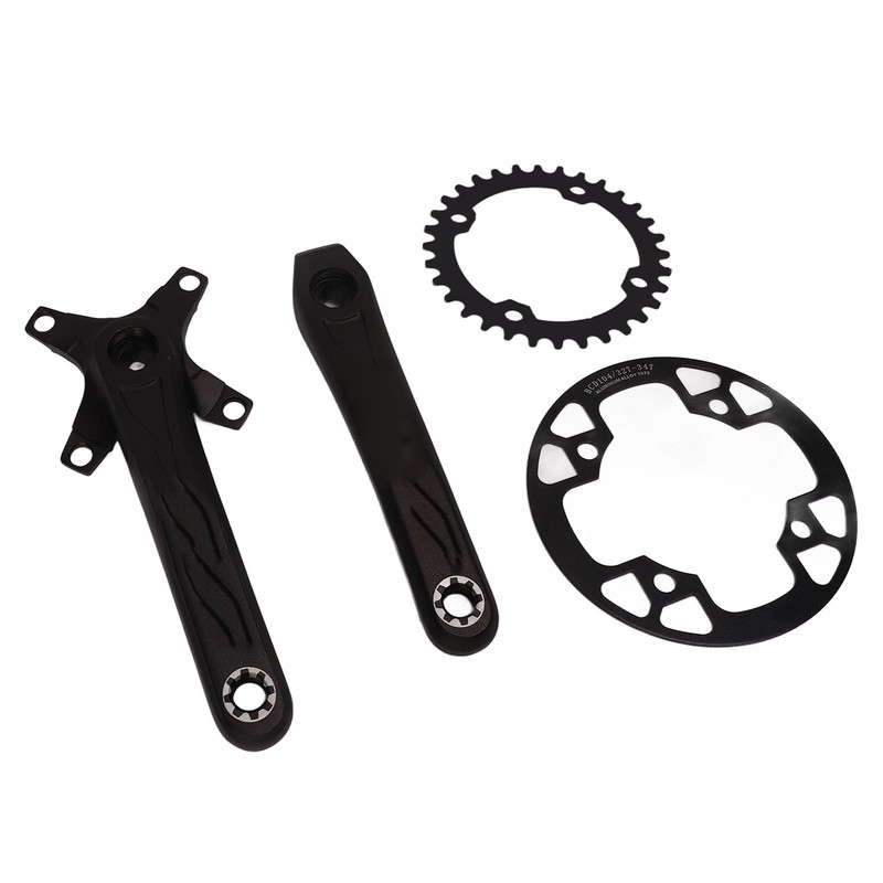 Bicycle Crankset Aluminium Alloy High Strength Lightweight Bicycle Crank Chainring