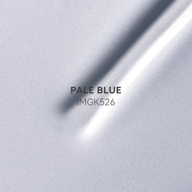 MAYCHAO Pearl Gel Nail Polish, 15ML Pearlescent Pale Blue Shell Mermaid Blue Gel Polish Soak Off UV LED Nail Lamp Curing Gel for Nail Art Manicure Salon DIY at Home, 0.5 OZ