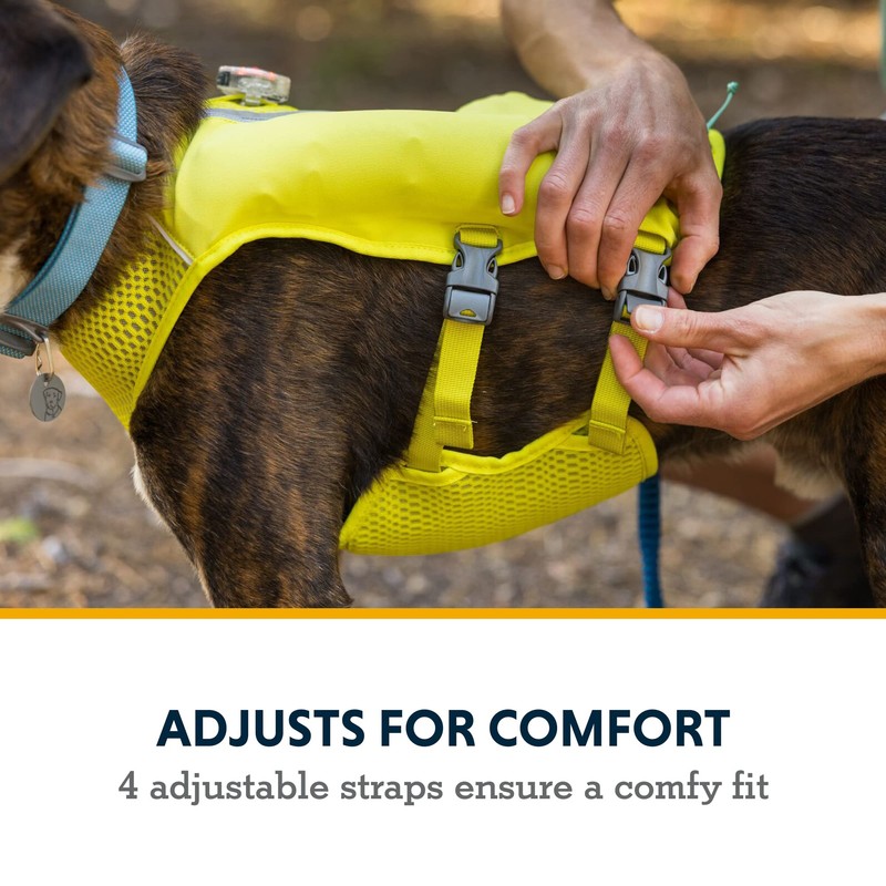 Ruffwear, Trail Runner Running Vest, with Hydration Bladder, Blue Pool,