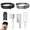 4 Pezzi Sfumatura Capelli Uomo Set 3 Pettine di Posizionamento