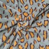 ABREEZE Leopard Print Bath Towel Set of 3 - Super