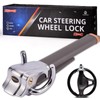 Blueshyhall Vehicle Steering Wheel Lock, Anti Theft Locking Devices Heavy