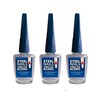 Steel Nails Hardener with Keratin, Calcium and Garlic 3 Pack