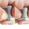 (Pack of 4) 16 mm Small Plastic Wheels Durable Non-Swivel
