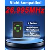 Selridasia 2 x 26.995 MHz garage door remote control for
