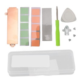 M.2 2280 SSD Heatsink Thermal Shield Replacement M.2 NVME 2280 SSD Heatsink Cover with Support Bracket for Dell G15 5520 5521 5525