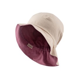 Sterntaler Girls' Children's Reversible Printed Sun Hat with Dots, beige, 51