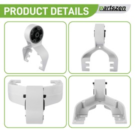 partszen CV6Z-5K291-K 2Pcs Exhaust Muffler Hanger Brackets Mount Bracket Fit for Ford Escape S SE SEL 1.5L 1.6L 2.0L 2.5L I4 2013-2019