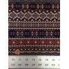 Navy & Brown Tribal Print on Stretch Lightweight ITY Knit