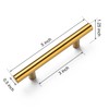 Aegero 10 Pack Cabinet Pulls Matte Black Stainless Cabinet Handles,