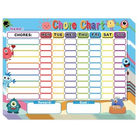Chore Chart for Kids Dry Erase Reward Chart Reusable Self-Adhesive Behavior Chart for School Home Classroom 8 Pack