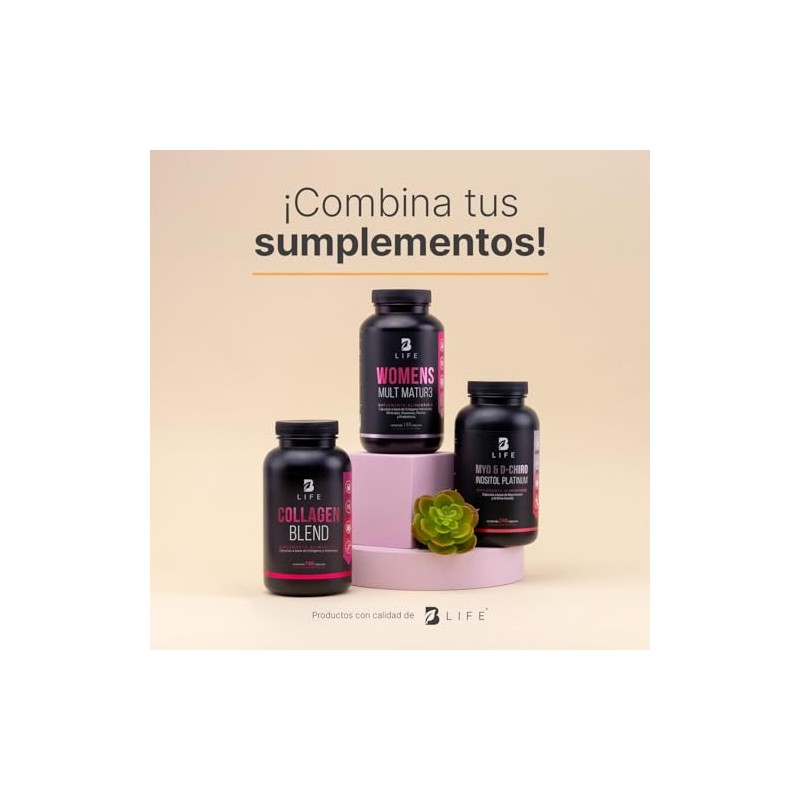 B Life Multivitamínico para Mujer + 40 años Con 180