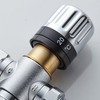 Gangang Tempcontrol G1/2 Solar Energy Brass Thermostatic Water Mixing Valve(Thermostatic