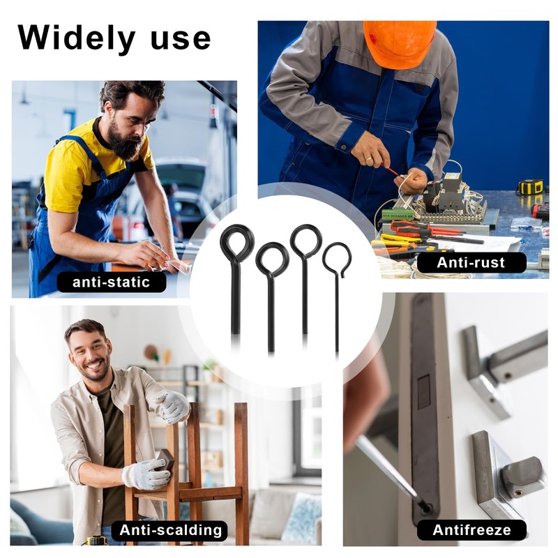 Giantree 4 Pcs Standard Hex Dogging Key Allen Wrench Set,
