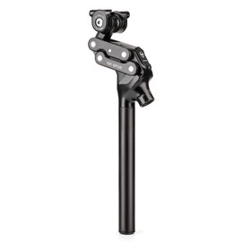 Bike Suspension Seatpost- 27.2 / 30.9 / 31.6mm Shock-Absorber Bicycle Seat Post - Aluminum Alloy Four-Link Seat Tube for Mountain Road Bike Gravel, Hybrid, and E-Bikes (27.2)