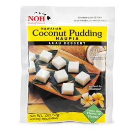 NOH Foods of Hawaii four serving seasoning packets 1.5 oz Pack of 3 Taste the flavor of Hawaii with each unique and famous meal (Coconut Pudding (Haupia))