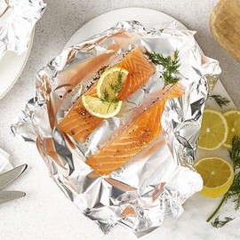 Lakeland Thick Aluminium Kitchen Foil Ready Cut Sheets, 27 x 30cm