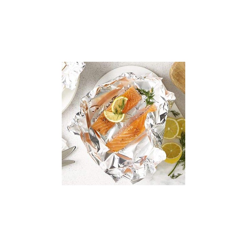 Lakeland Thick Aluminium Kitchen Foil Ready Cut Sheets, 27 x