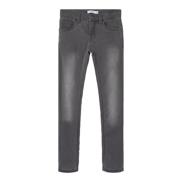 NAME IT Boys' Trousers, Medium Grey Denim