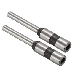 uxcell 6mm Paper Punch Drill, Straight Shank Hollow Bit Tool, for Hole Puncher Punching Machine, 2pcs
