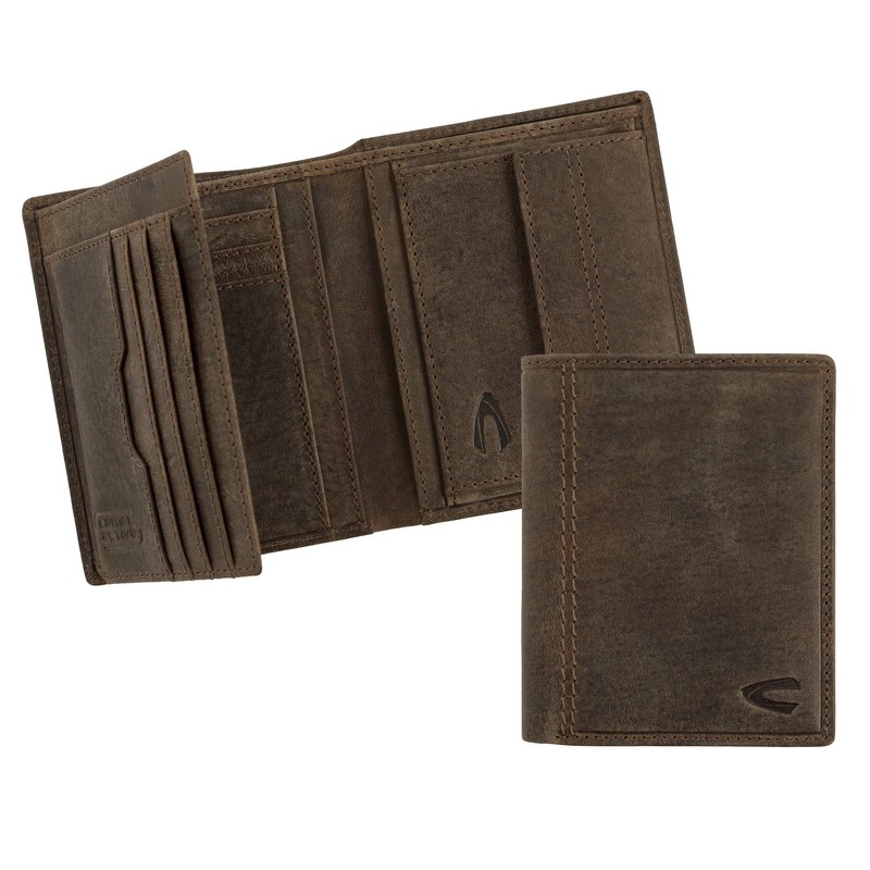 camel active Vietnam Herren Geldbörse Hochformat RFID Leder Mittelgroß Braun