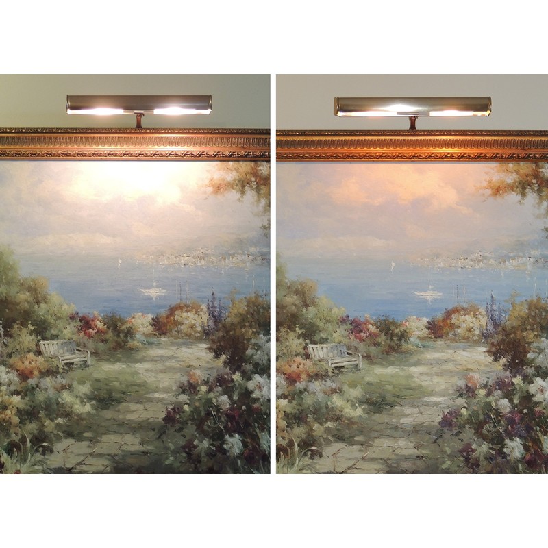 House of Troy A14-71 Advent Picture Light, 14", Antique Brass