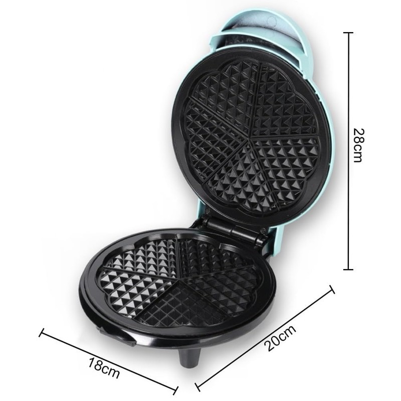 Waffle Maker 7“ Non-Stick Waffler Iron Stuffler Stuffed Wafflera 700W