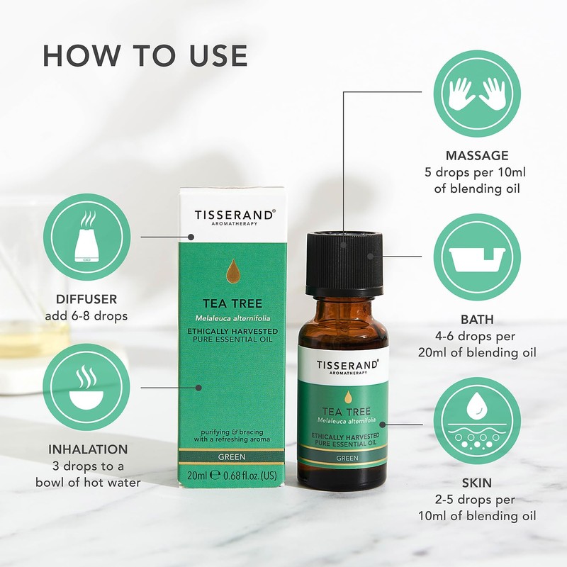 Tisserand Aromatherapy TEA TREE Ethically Harvested, 20ml
