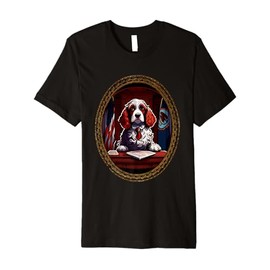 Patriotic Courtroom Canine Judge Premium T-Shirt
