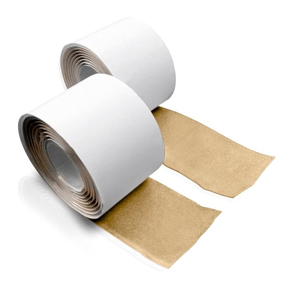 2 Inch Beige Hook and Loop Tape 1 Yard with