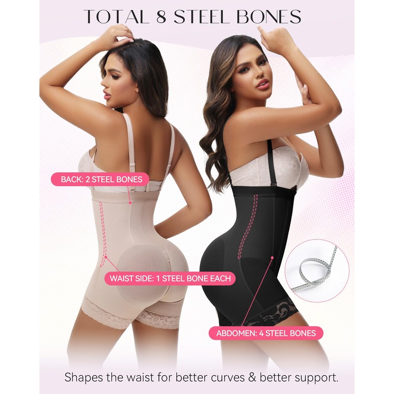 SHAPSHE Fajas Colombianas Moldeadoras de Cintura y Abdomen Post Surgery