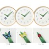 Remnos SUR18-16 MONKI Lemnos Wall Clock, Perch Clock, Analog, Wood