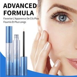 Lash Serum, Eyelash Growth for Natural, Hormone-Free Eyelash Serum, Longer, Fuller, Stronger Irritation-free Growth, Protects and Strengthens Eyelashes