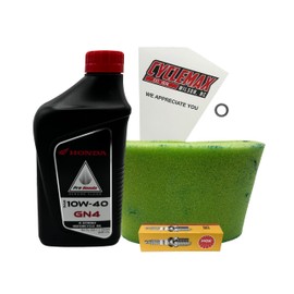 Cyclemax Standard GN4 10W-40 Tune-Up Kit compatible with 2004-2013 Honda CRF100F