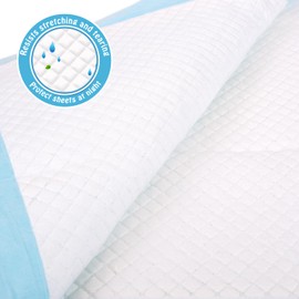 Extra Large Bed Pads for Incontinence Disposable,(32"x36",35Pads) Leak-Proof Breathable Incontinence Bed Pads for Children and Pets,High Absorbency Disposable Bed Pads