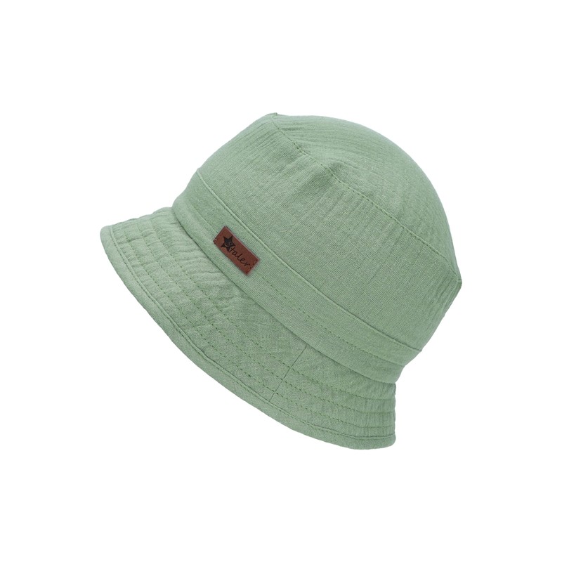 Sterntaler Unisex Children's Fishing Hat Muslin Children's Hat, dark green